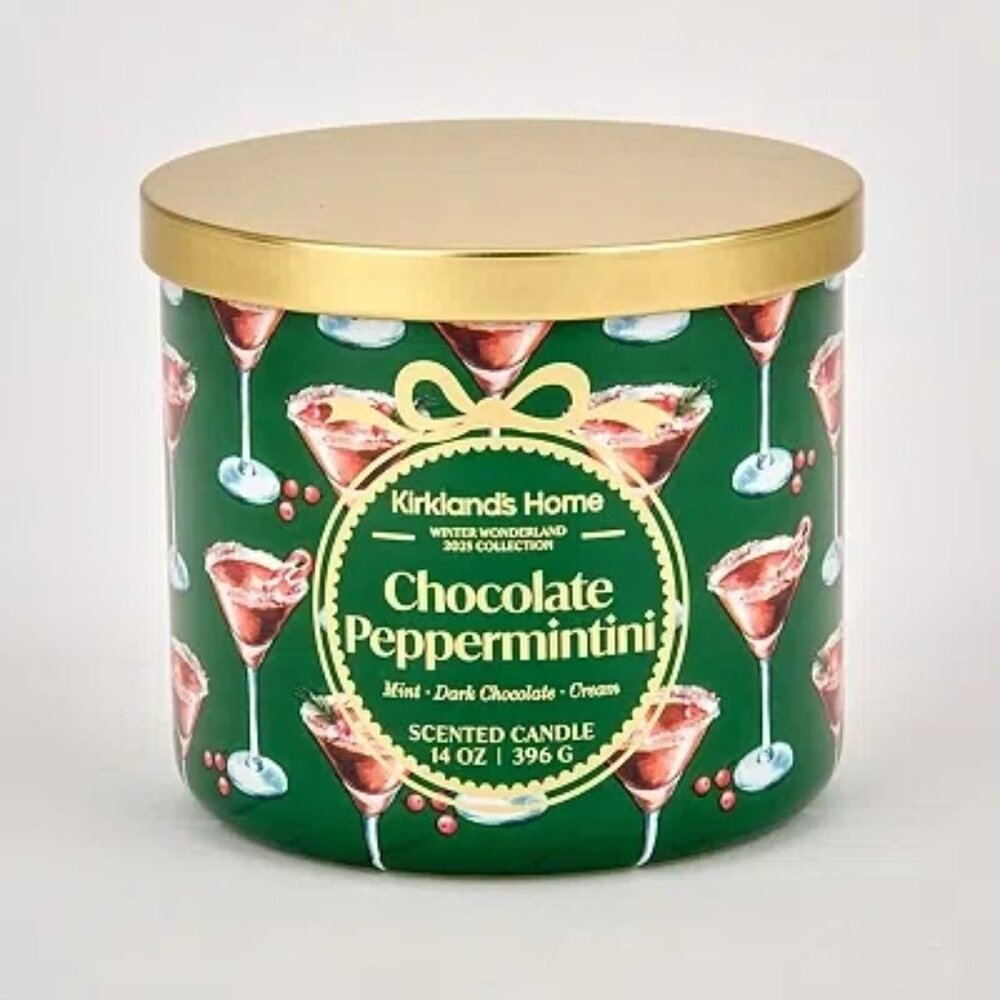 Kirkland Signature Chocolate Peppermintini 3-Wick Candle | NEW